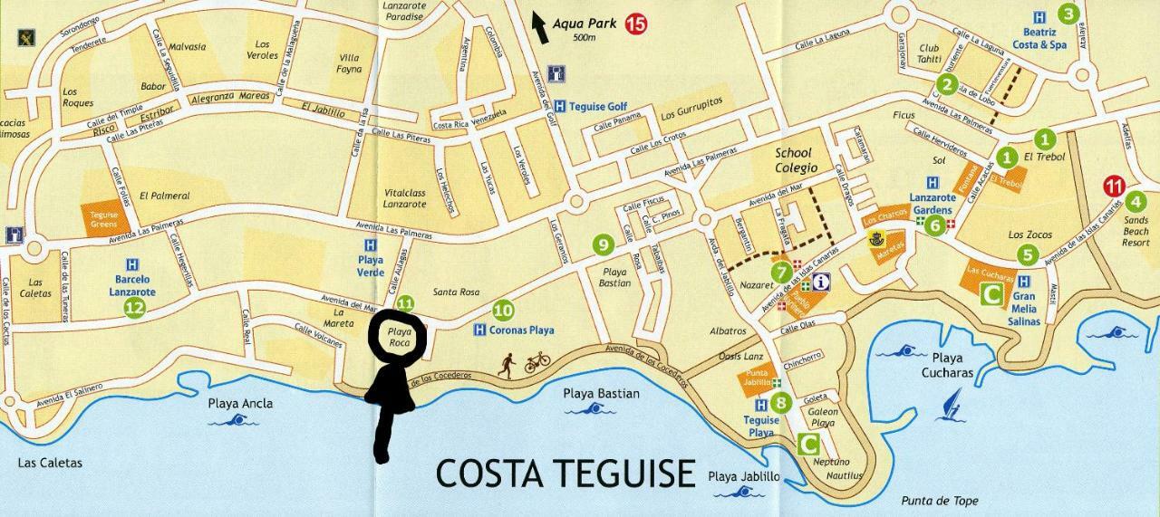 Casa A Primera Linea De Mar Costa Teguise Dış mekan fotoğraf